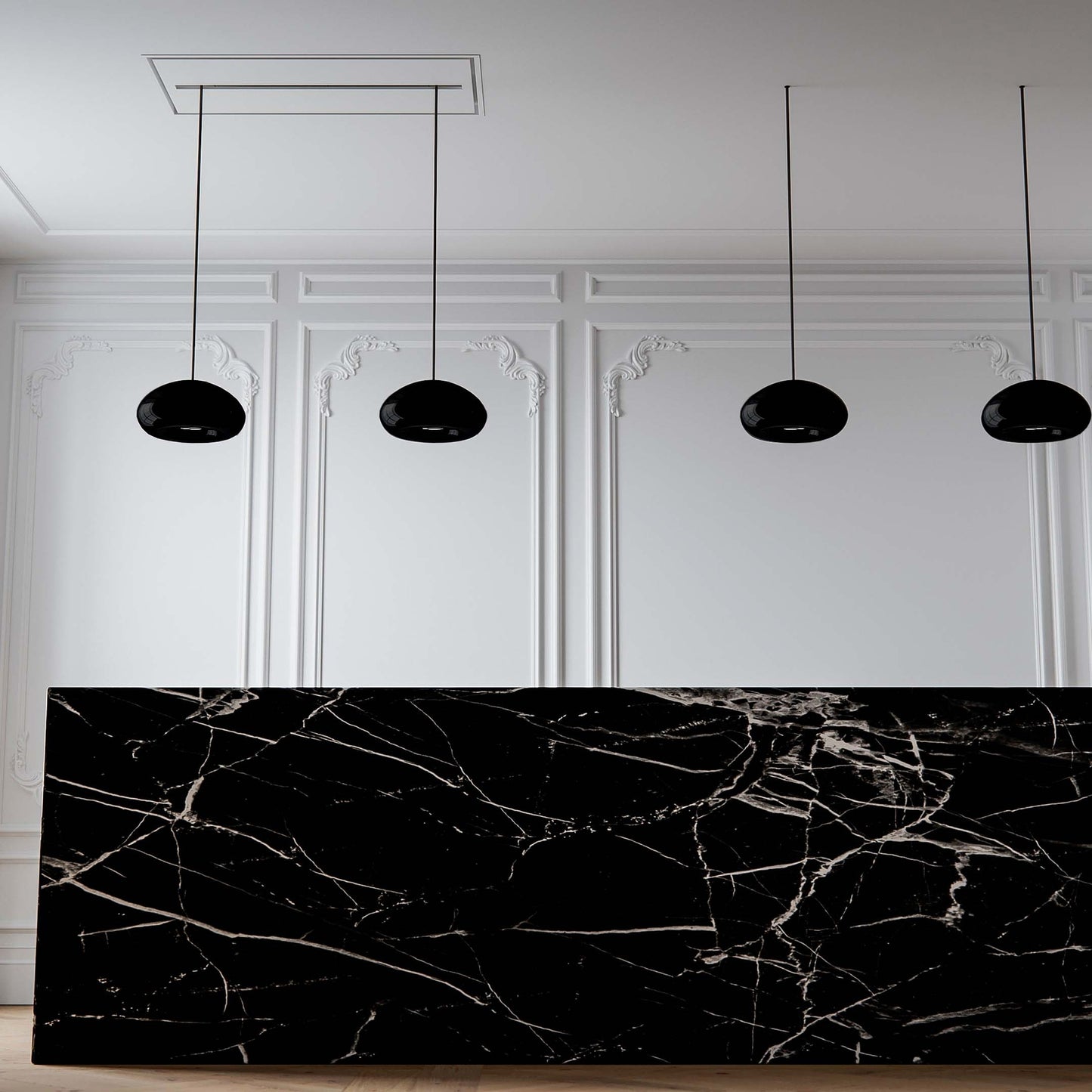 Witt Mercury Ceiling hood Black