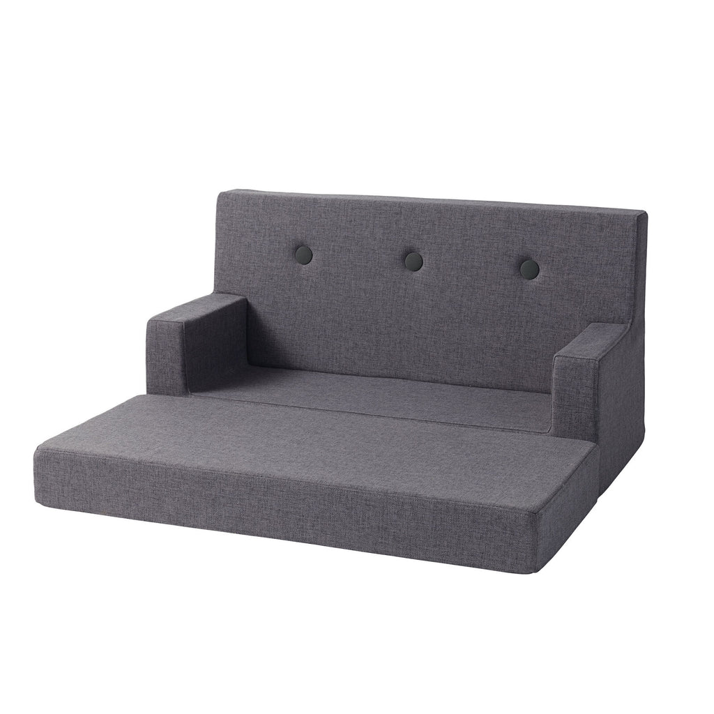 By KlipKlap KK Kids Sofa Blue Grey w. Grey