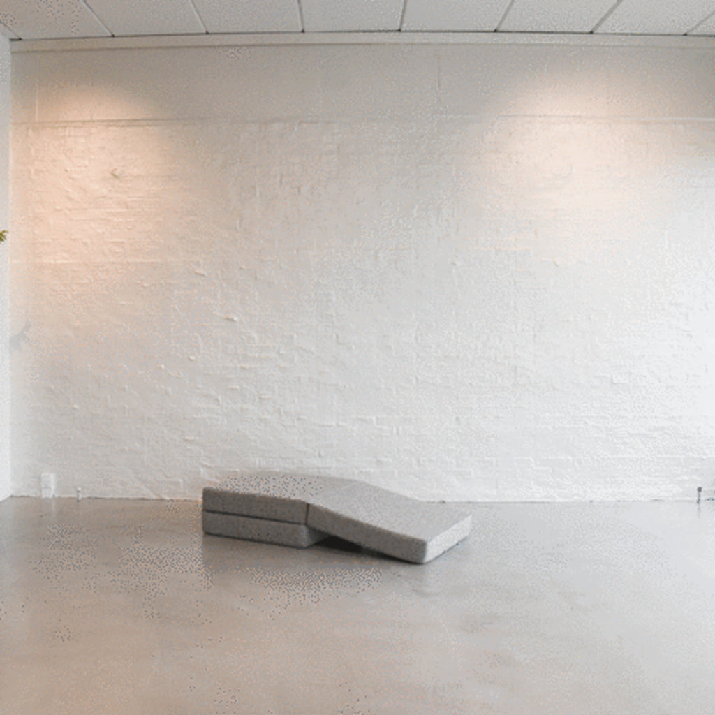 By KlipKlap KK 3 Fold Sohva Yksiö Soft Multi Harmaa ja Harmaa