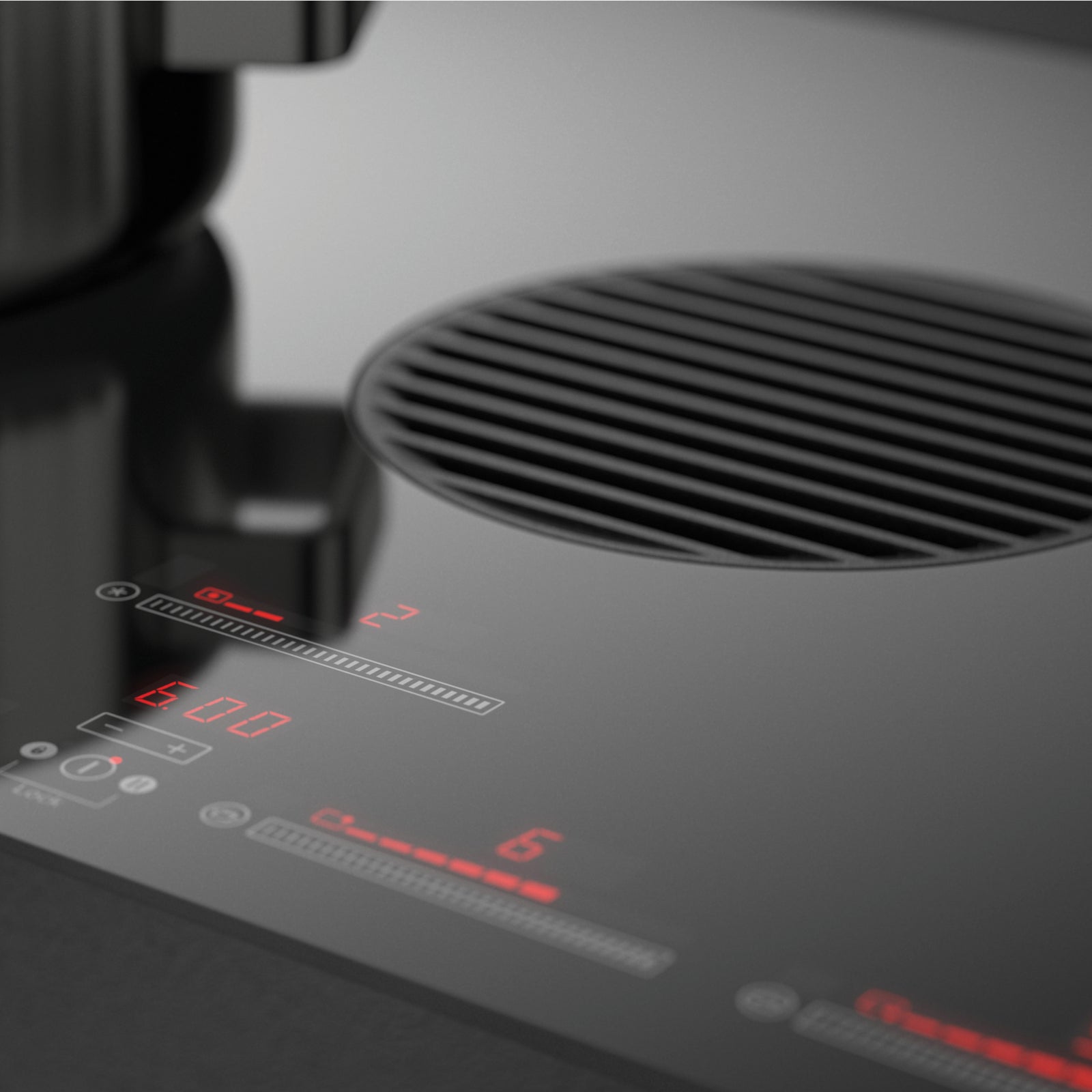 Fisher & Paykel CID834DTB4 Hood in hob Black