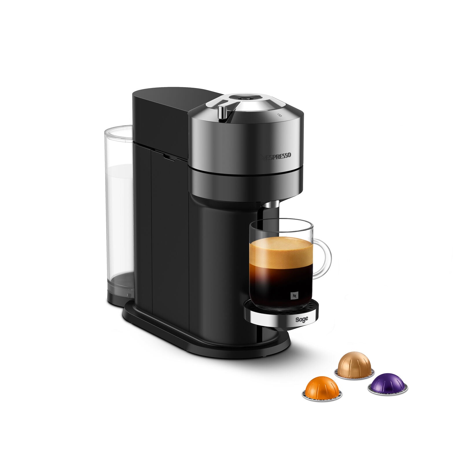 SNV 540 DCR Nespresso Vertuo Next Deluxe - Dark Crome