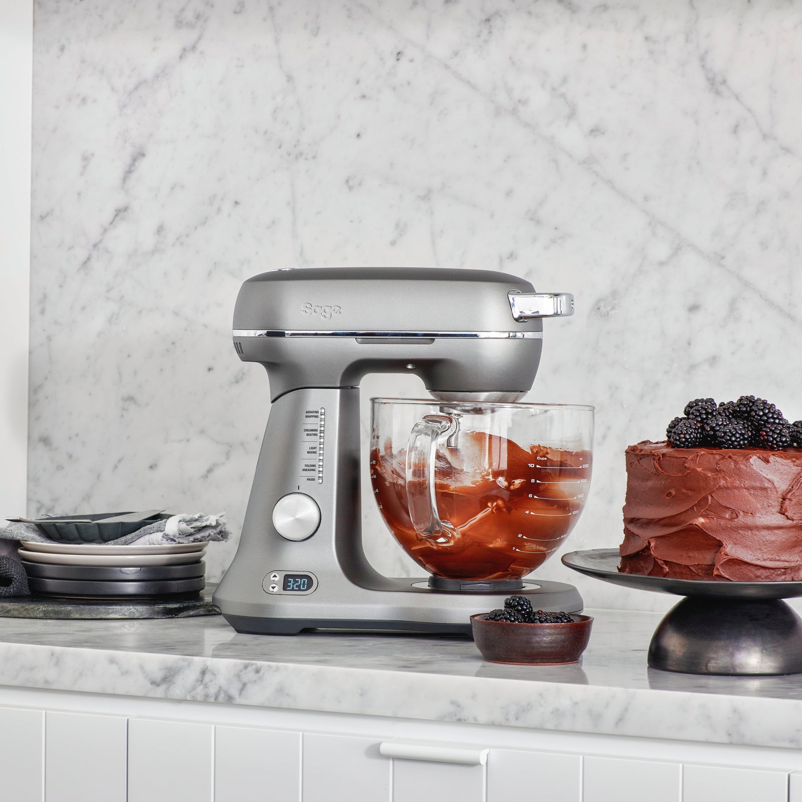 Sage SEM 825 BAL Køkkenmaskine Standmixer Børstet Stål