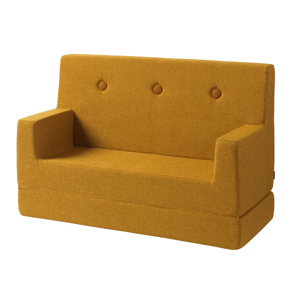 By KlipKlap KK Kids Sofa Mustard w. Mustard