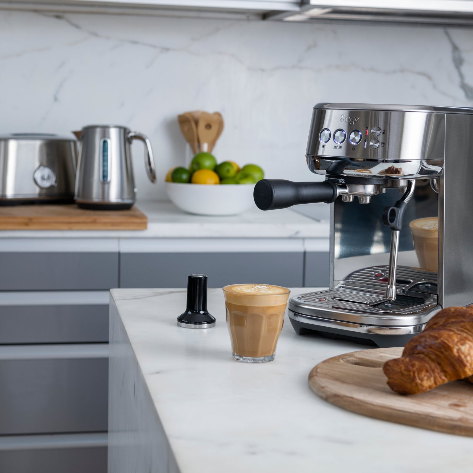 Sage SES 450 BSS Espressomaskine Børstet stål