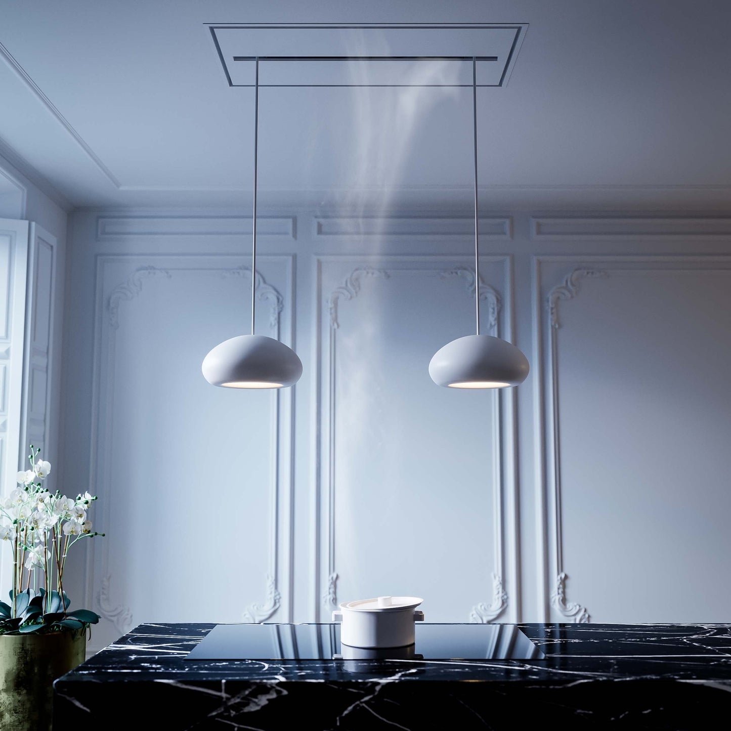 Witt Mercury Ceiling hood White