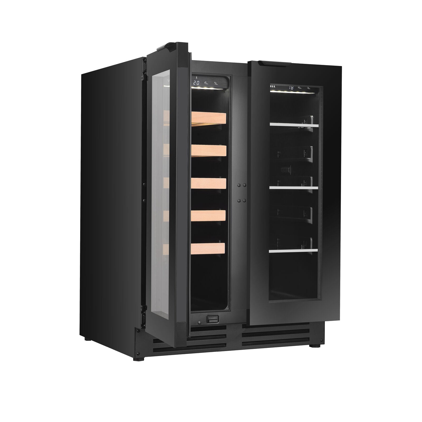 Witt WCBC6082-2BG Tabletop wine cabinet Black