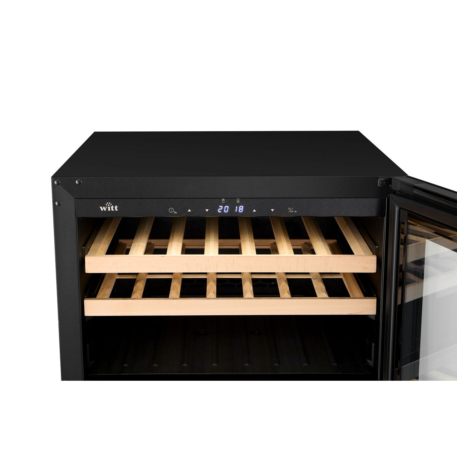 Witt WU6088H-2B46 Tabletop wine cabinet Black