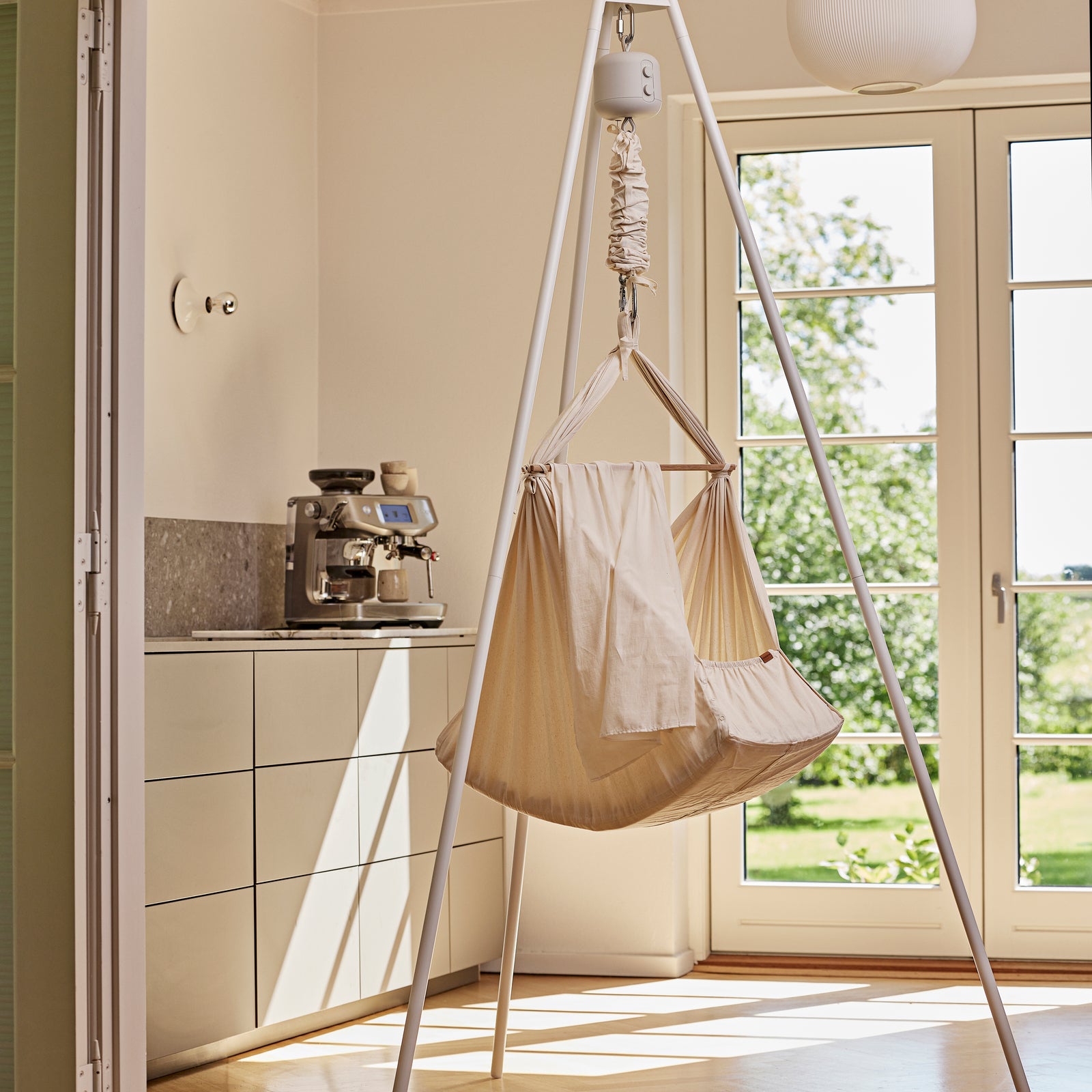 Membantu Premium Ekologisk Baby Hängvagga Nature