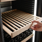 Liebherr Wooden shelf, height-adjustable