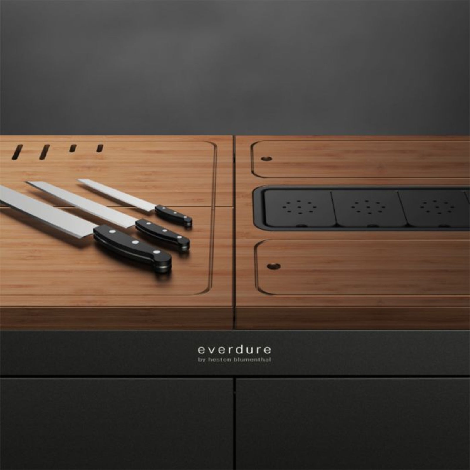 Everdure Prep Kitchen Kulgrill Grafit