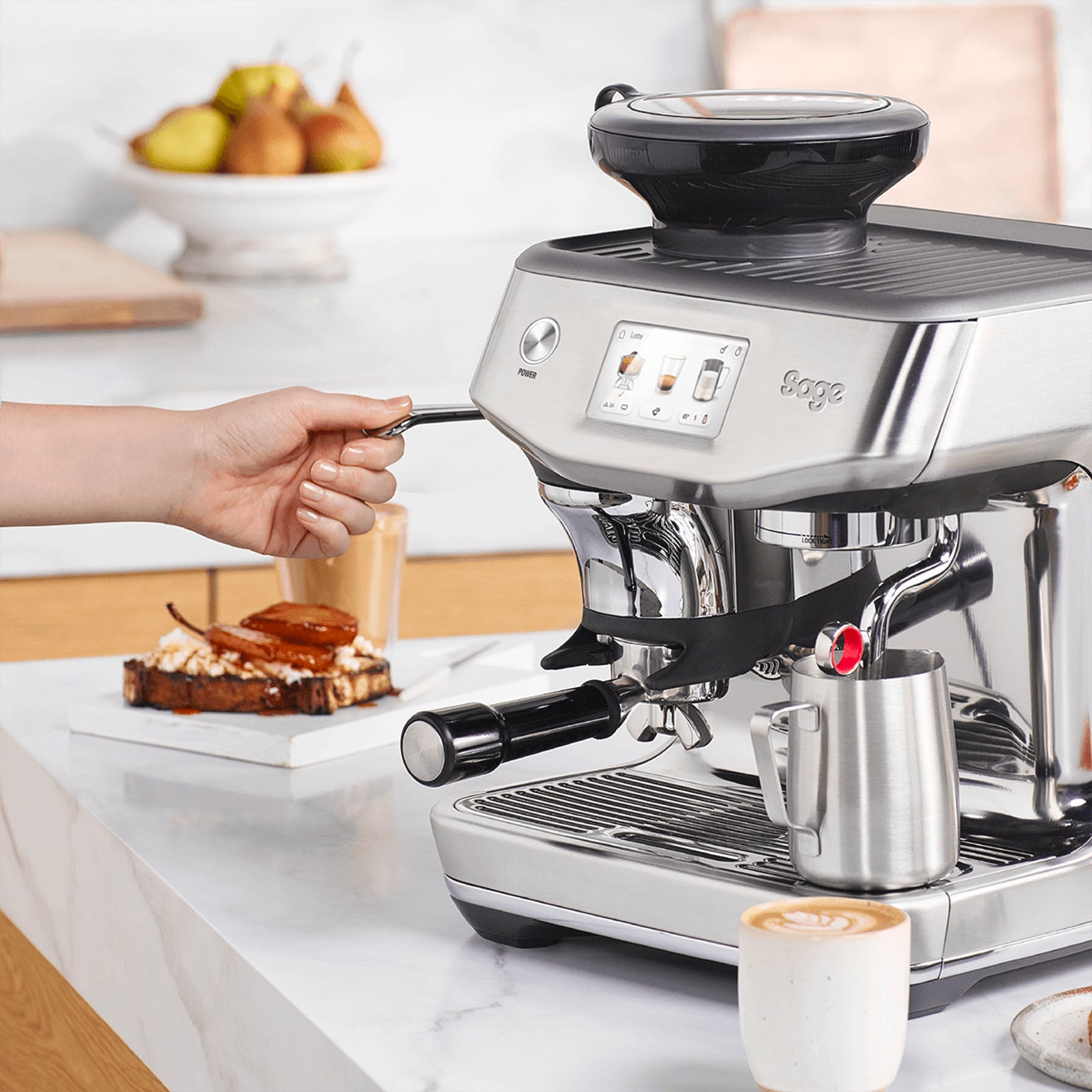 Sage SES 881 BSS Espressomaskine Rustfrit stål