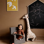 By KlipKlap KK Kids Chair Brown w. Sand
