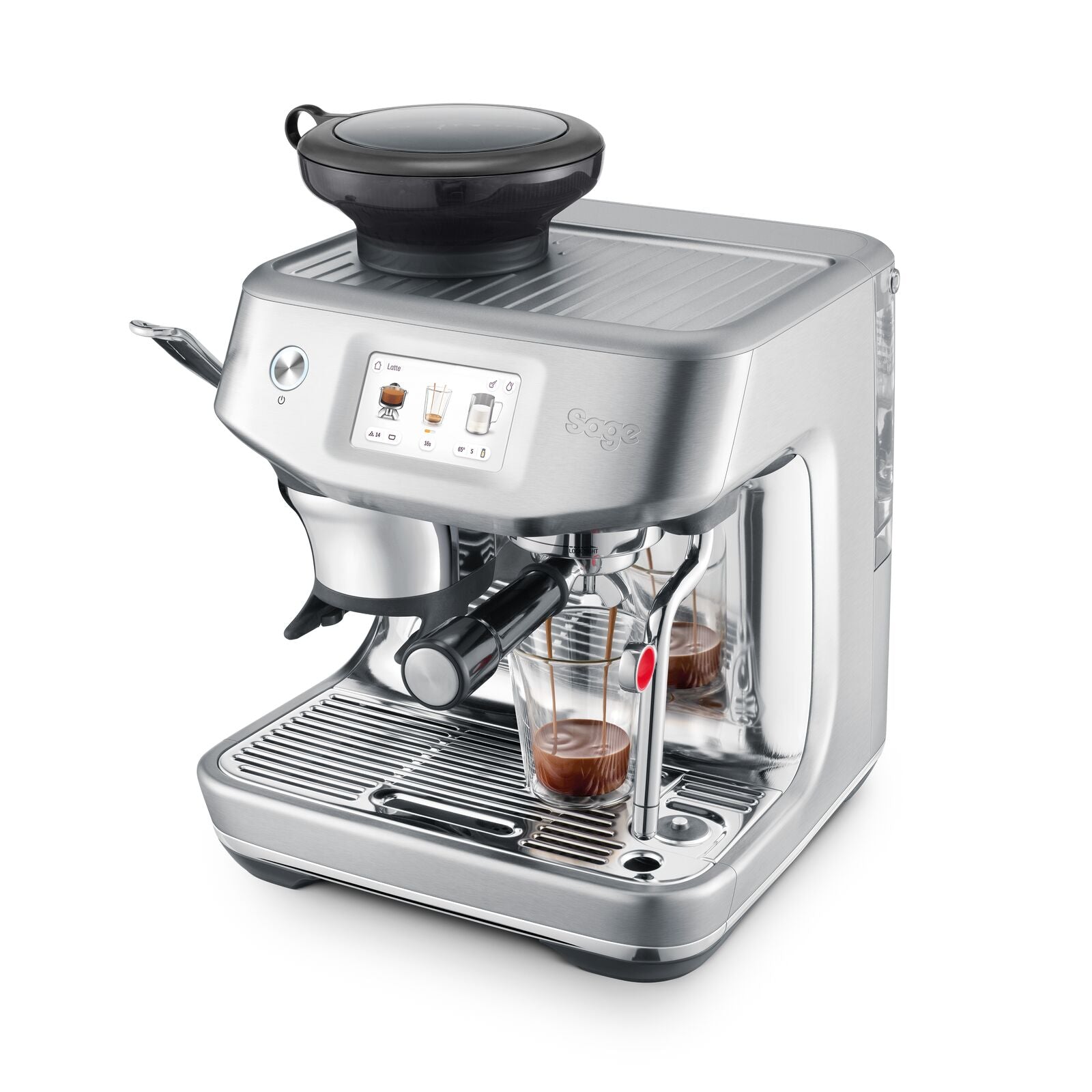 Sage SES 882 BSS Barista Touch Impress Cold espressomaskine Børstet rustfrit stål