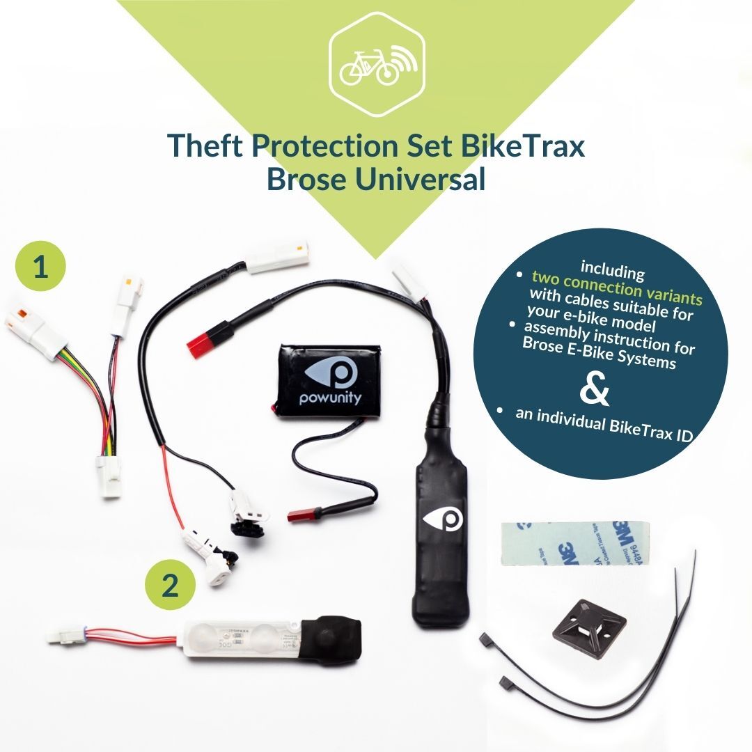 Powunity BikeTrax Brose Universal Svart