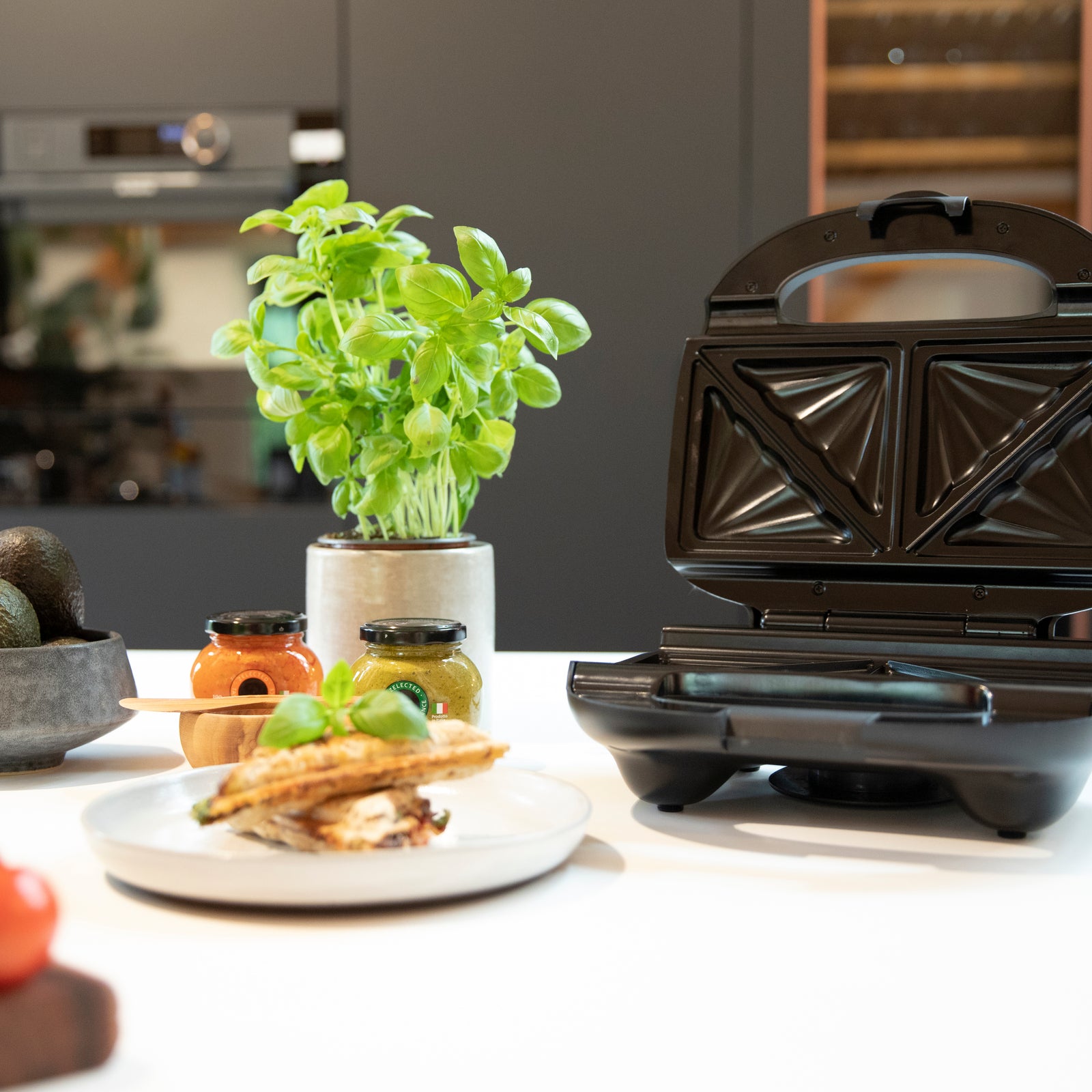 Witt Premium Sandwich Maker Grill og sandwichmaskine Sort