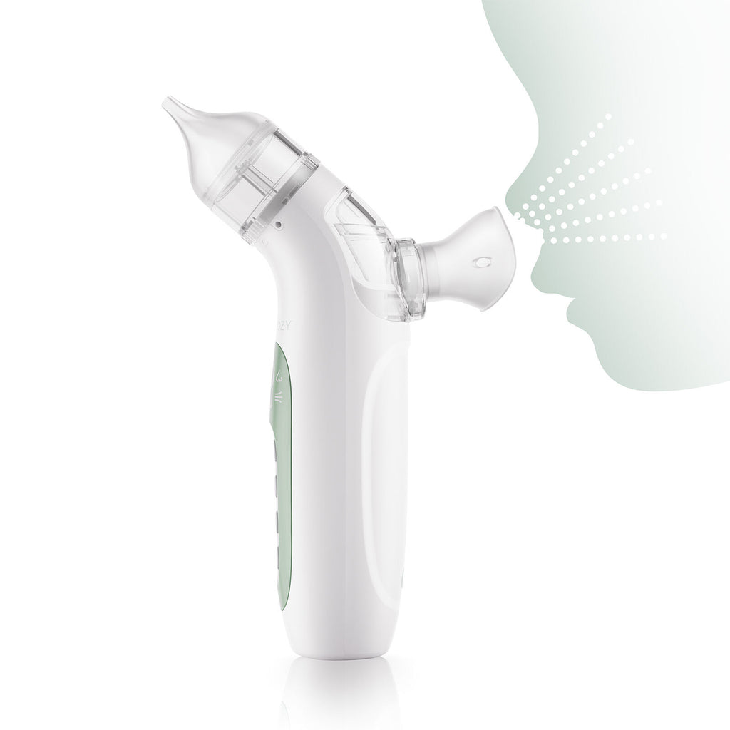 Momcozy BreezyClearT 2-in-1 Suihku- ja Imutoiminen Sähköinen Nenäaspiraattori