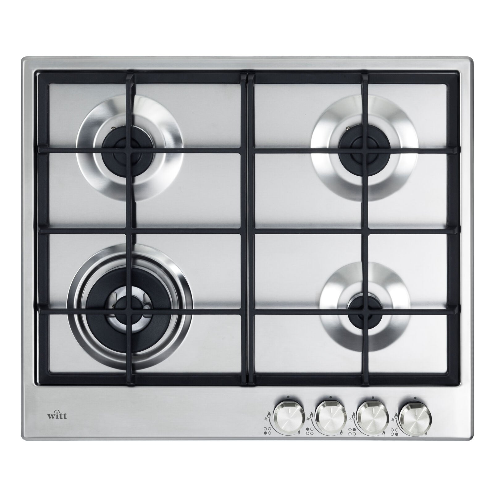 Witt WGH 604 BG  Gas hob Stainless Steel