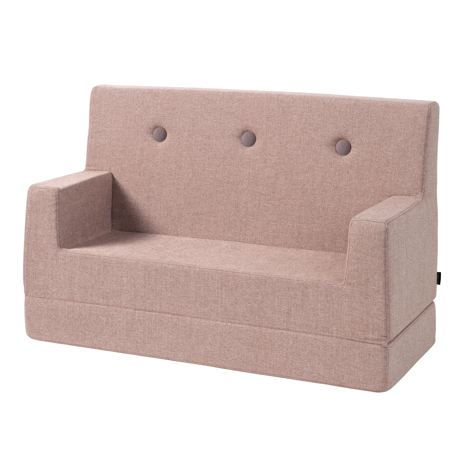 By KlipKlap KK Kids Sofa Soft Rose w. Rose