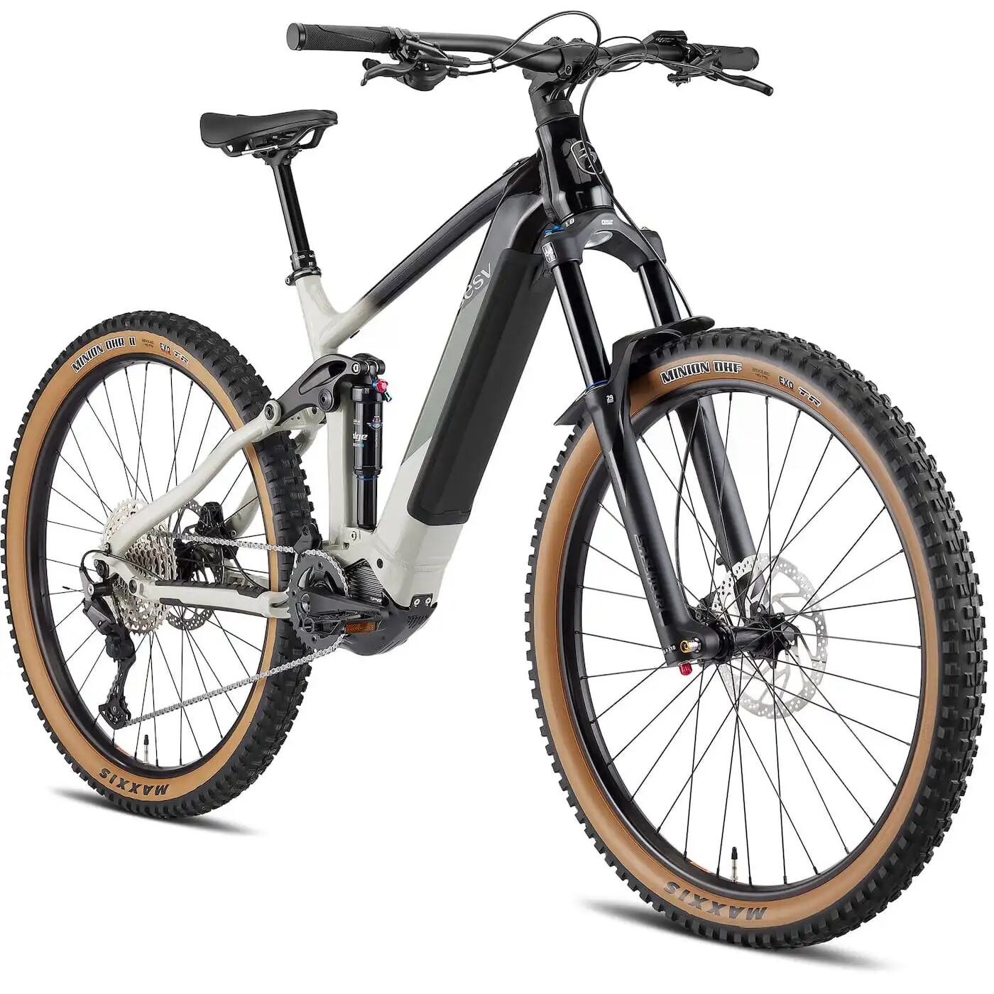 BESV TRS 1.3 MY23 FS-Step Over 460 Medium e-MTB Rock Grey With Night Black