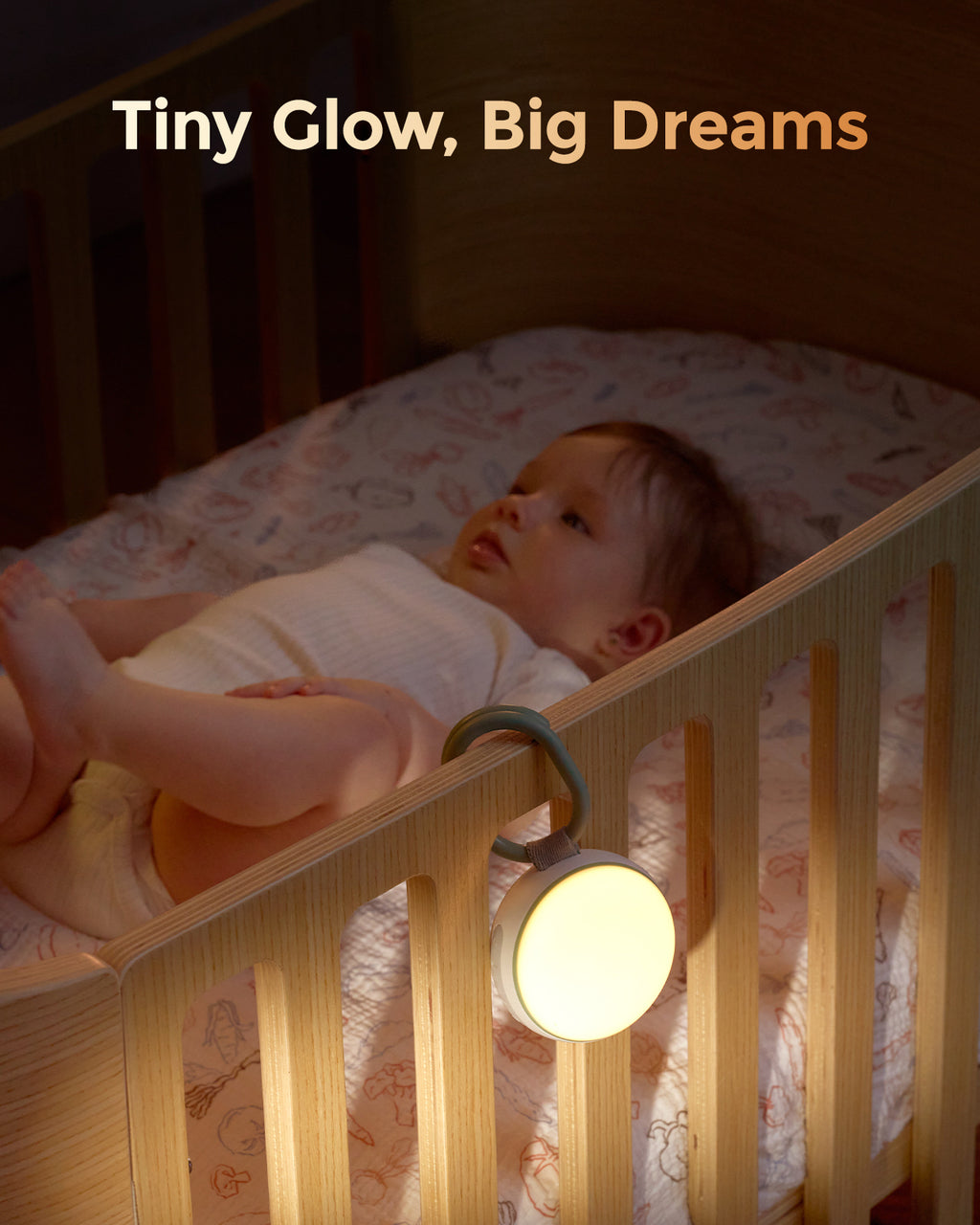 Momcozy Bærbar Nattlampe med Lydmaskin for Baby