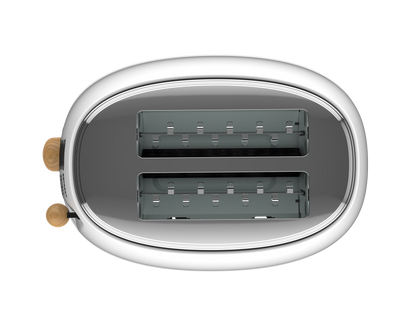Witt Premium 2-slice Wood Toaster White