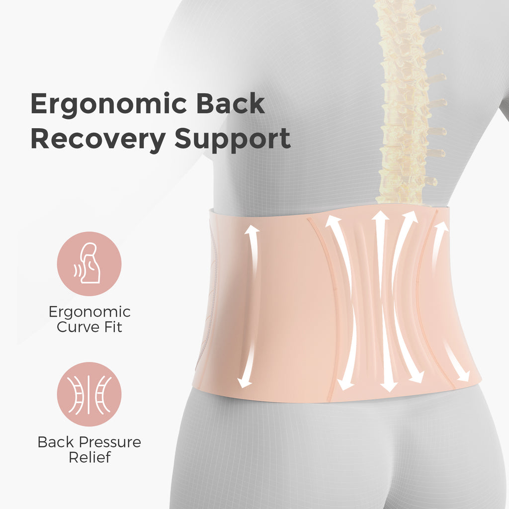 Momcozy Ergowrap L Postpartum Belly Band Oyster Pink