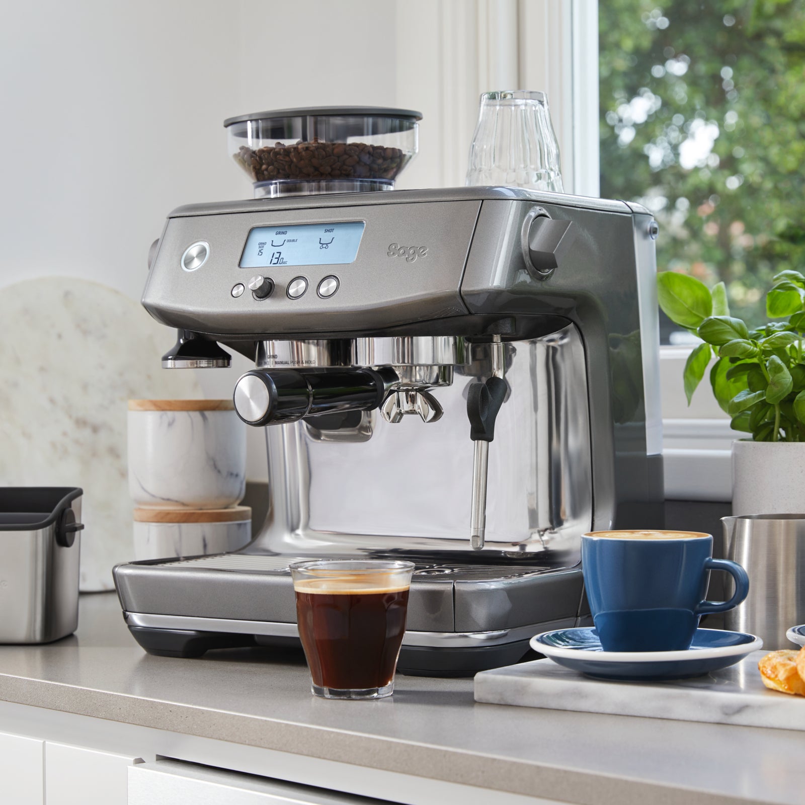 Sage SES 878 BSS Espressomaskine Børstet stål