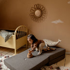 By KlipKlap KK 3 Fold Single Brun med Sand