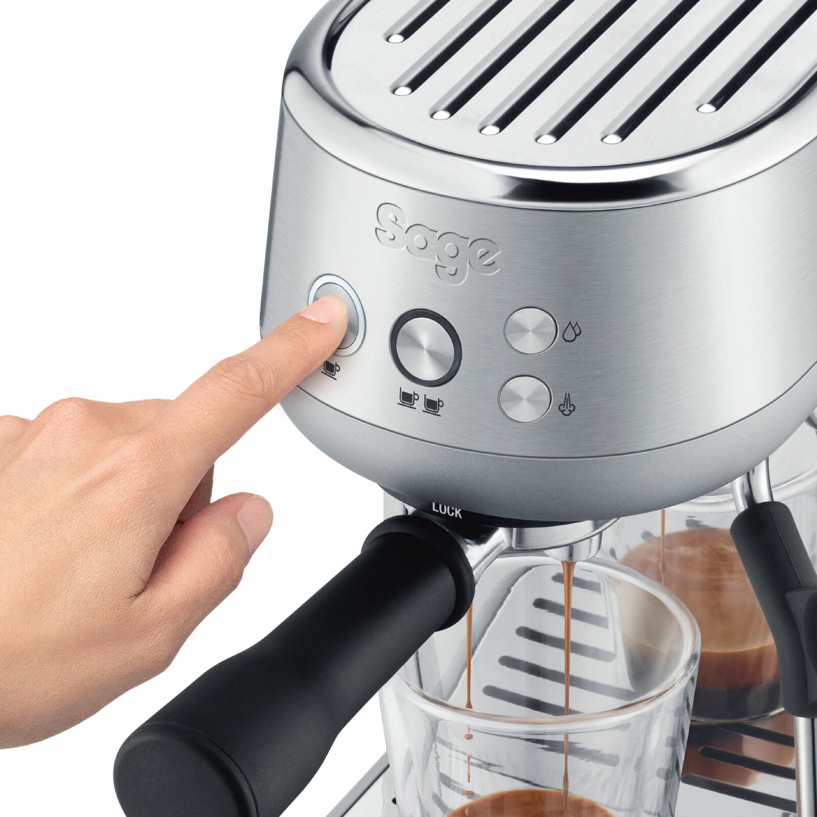 Sage SES 450 BSS Espressomaskine Børstet stål