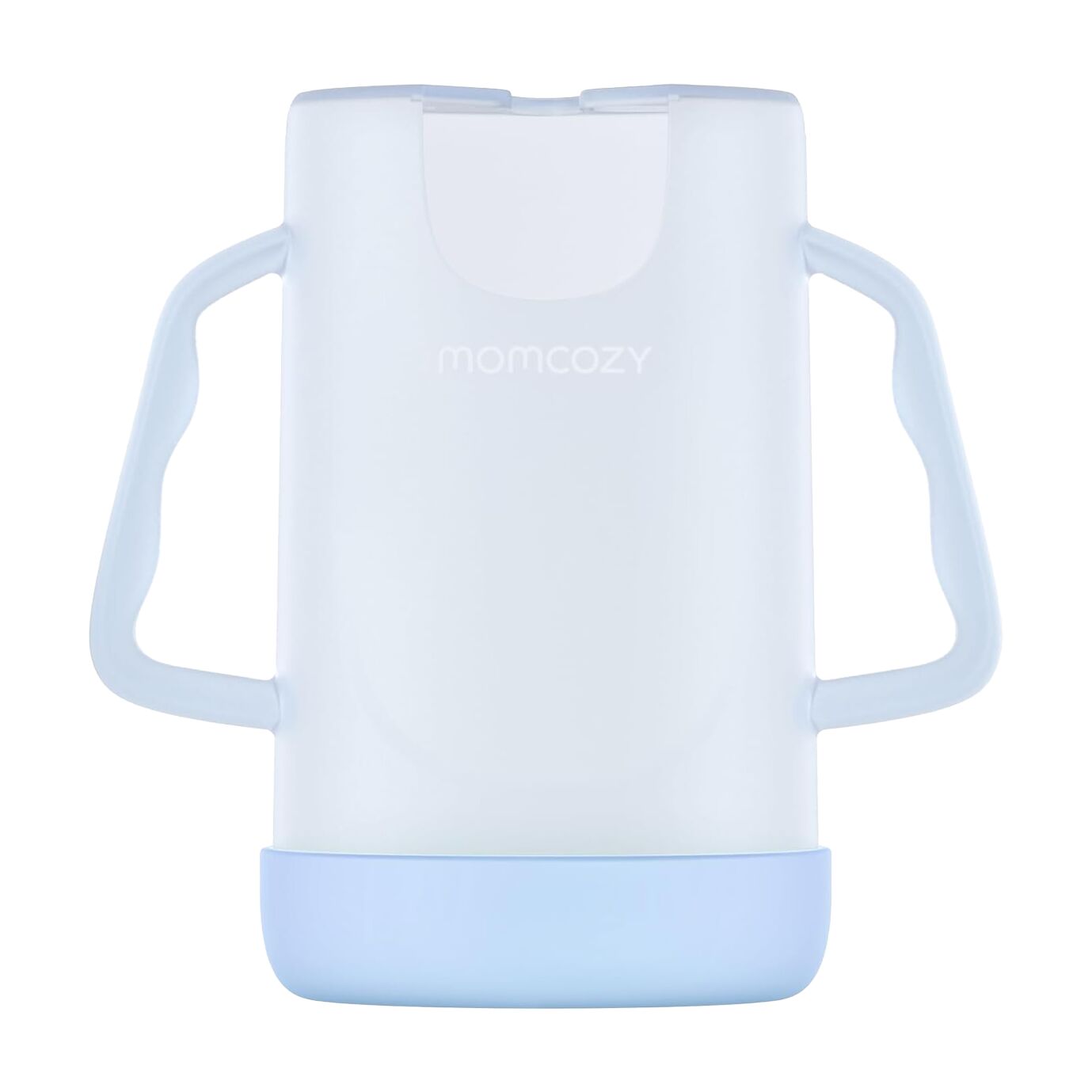 Momcozy Squeeze Proof Holder Babymadmaskine Blå