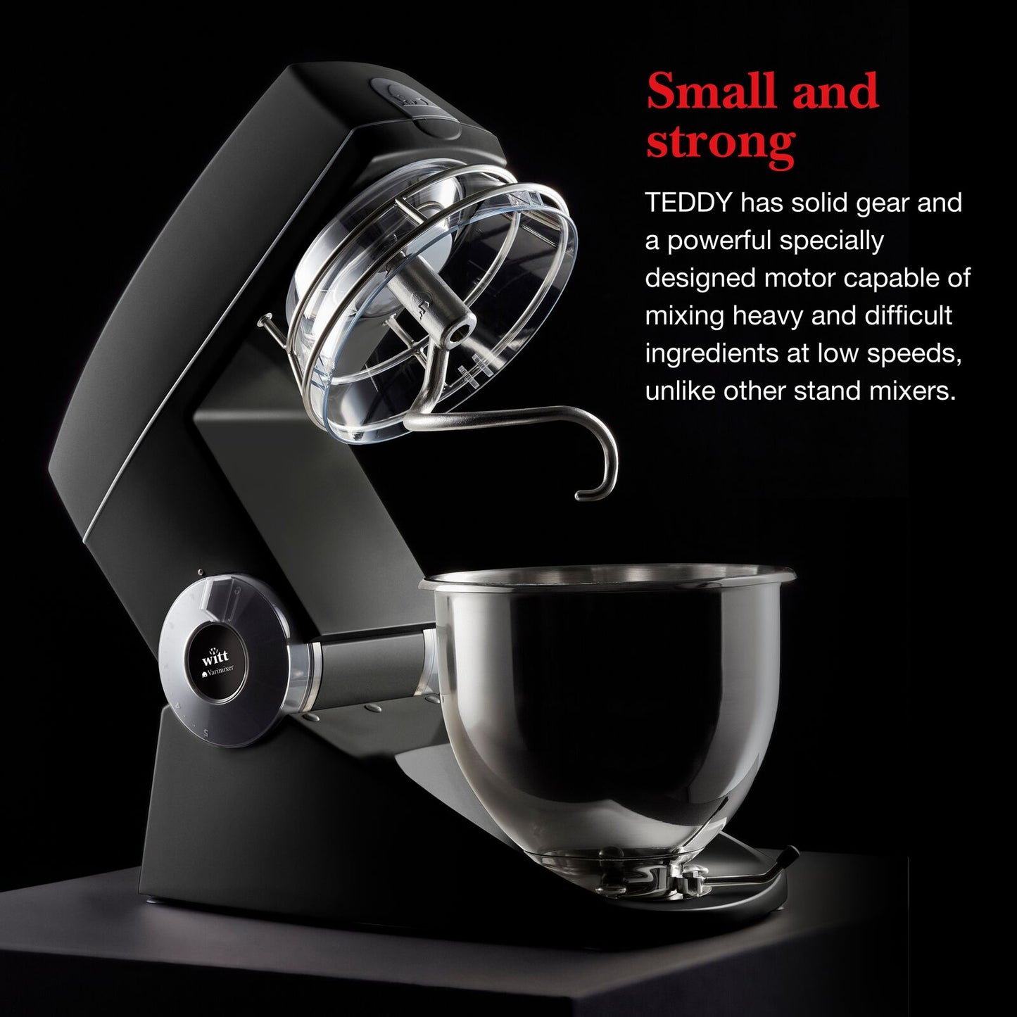 Witt Varimixer TEDDY Stand mixer Glossy Black