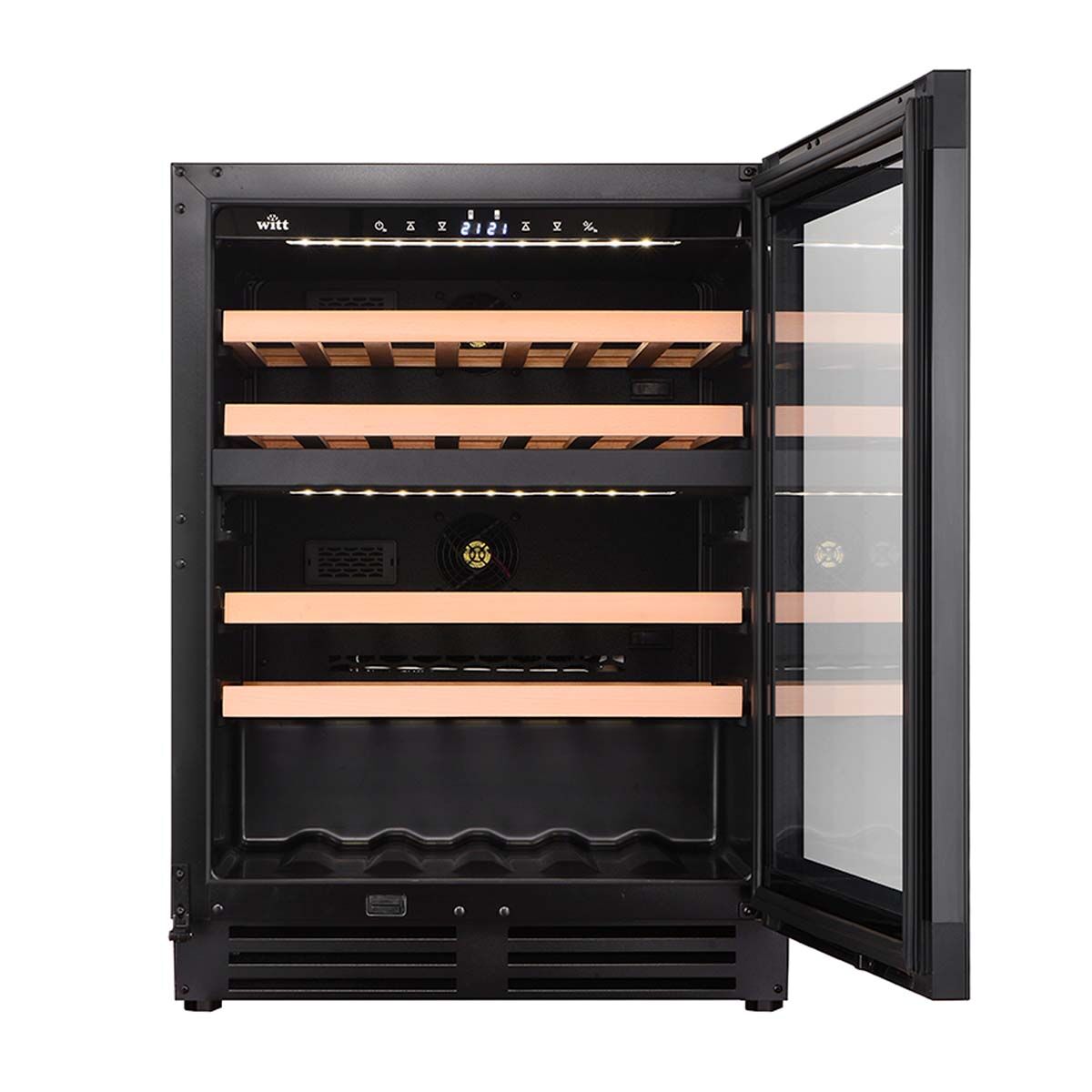Witt WCU6082-2BG Tabletop wine cabinet Black