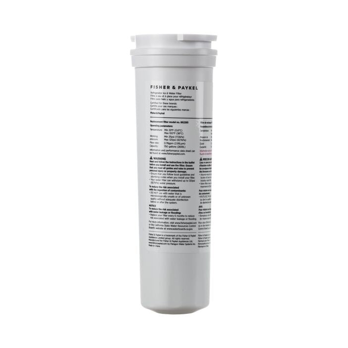 Fisher & Paykel Water filter for refrigerator/freezer Integrated