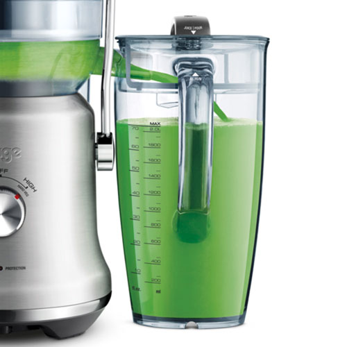 Særligt designet juicedyse