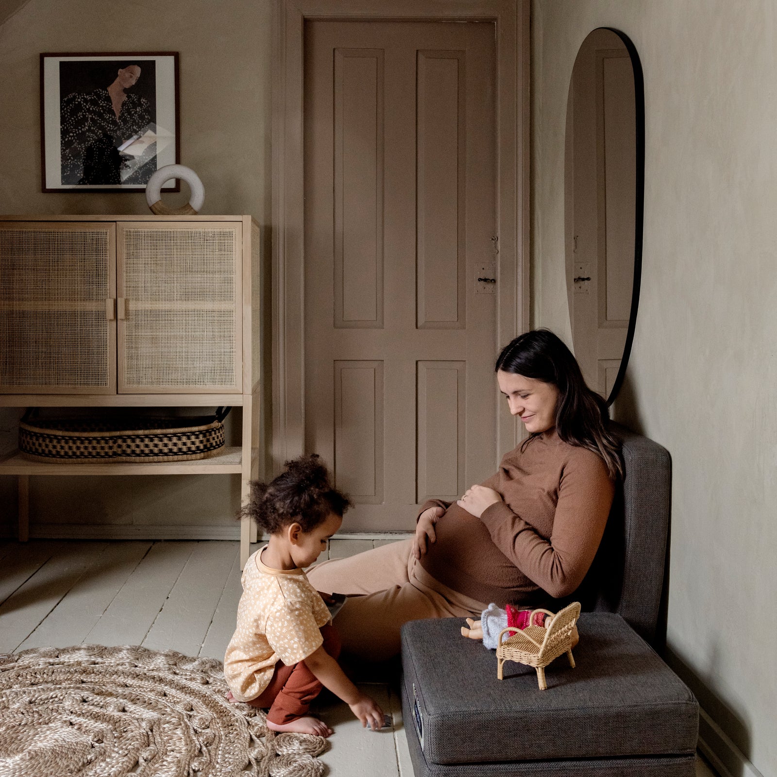 By KlipKlap KK 4 Fold Ruskea hiekkasävyillä