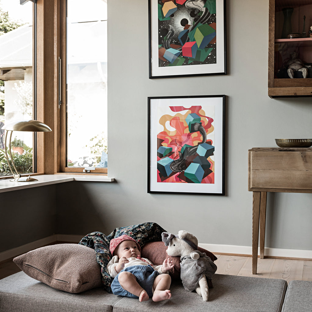 By KlipKlap KK 3 Fold Sohva Yksiö Soft Multi Harmaa ja Harmaa