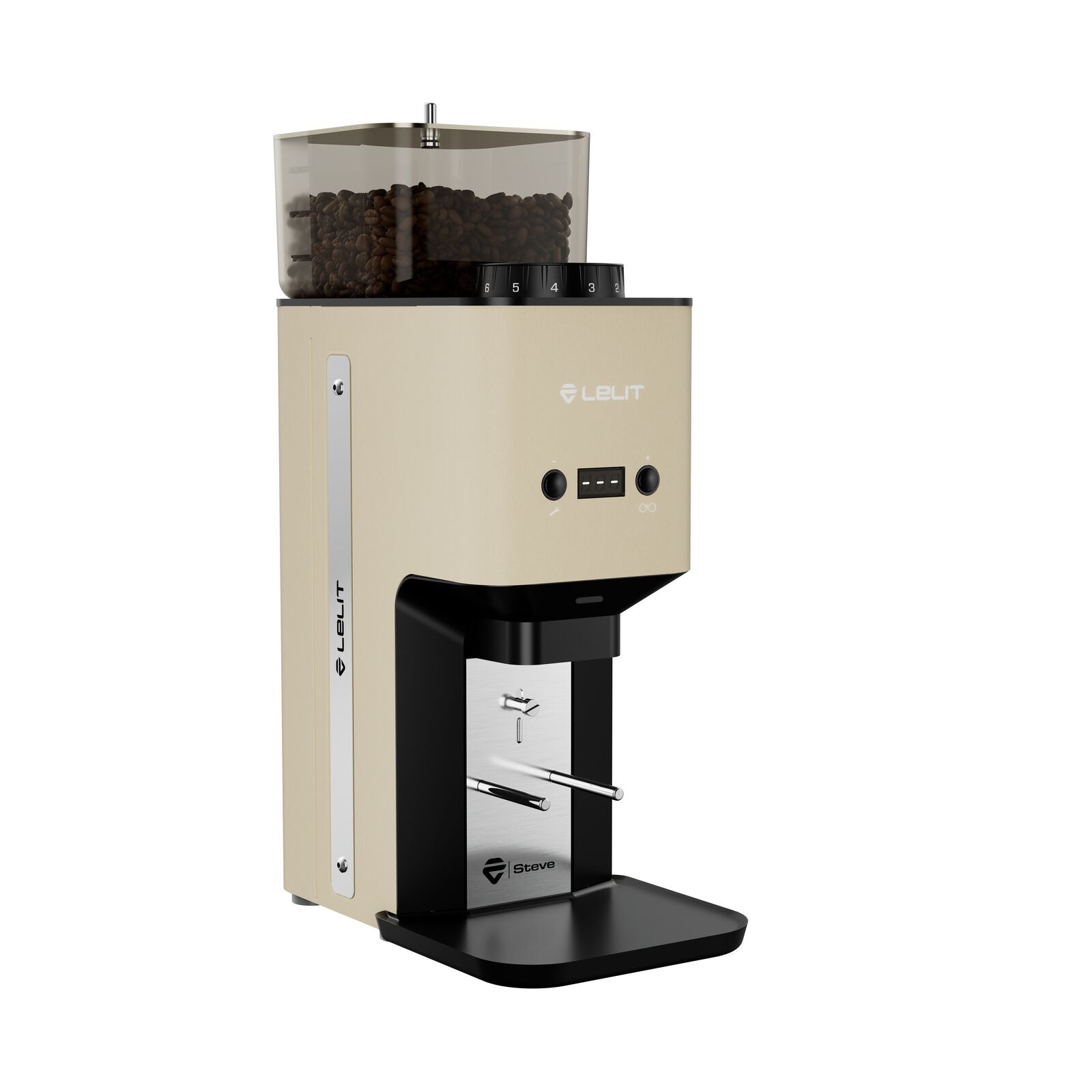 Lelit Steve Flat BURR GLD Type Q Kaffekværn Guld