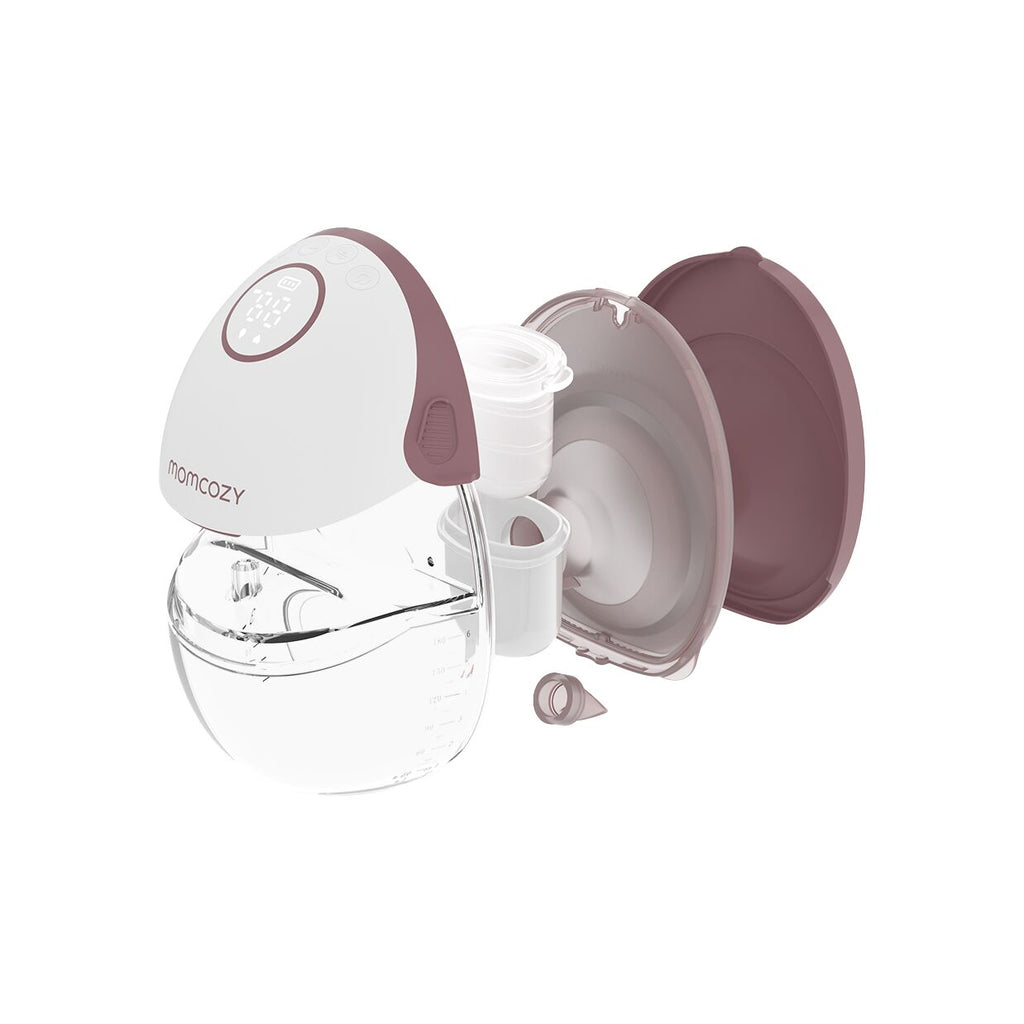 Momcozy M6 Enkel Pakke Bærbar Brystpumpe Rød