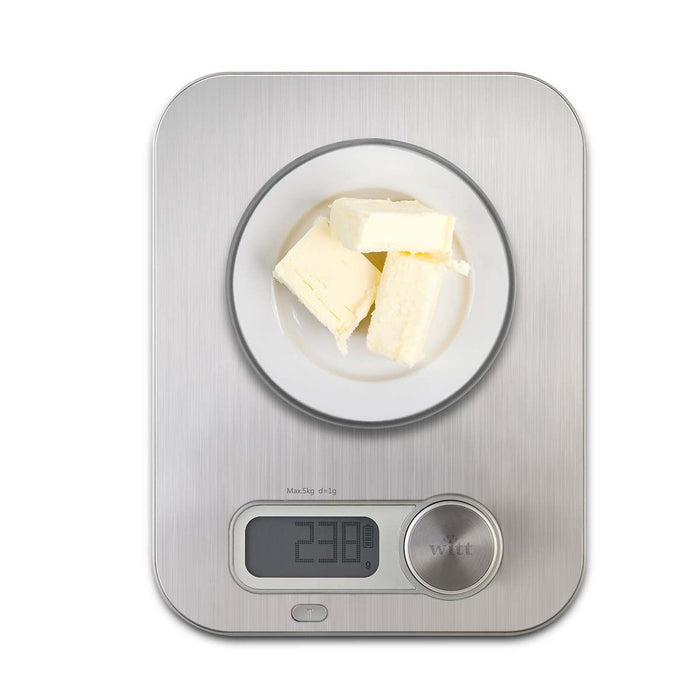 Witt Premium Kitchen Scale Kitchen Scale Brushed Steel