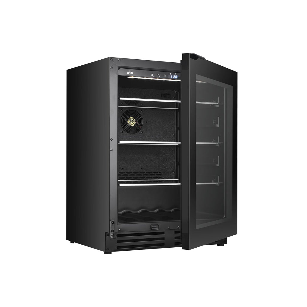 Witt BC6082-1BG Tabletop wine cabinet Black