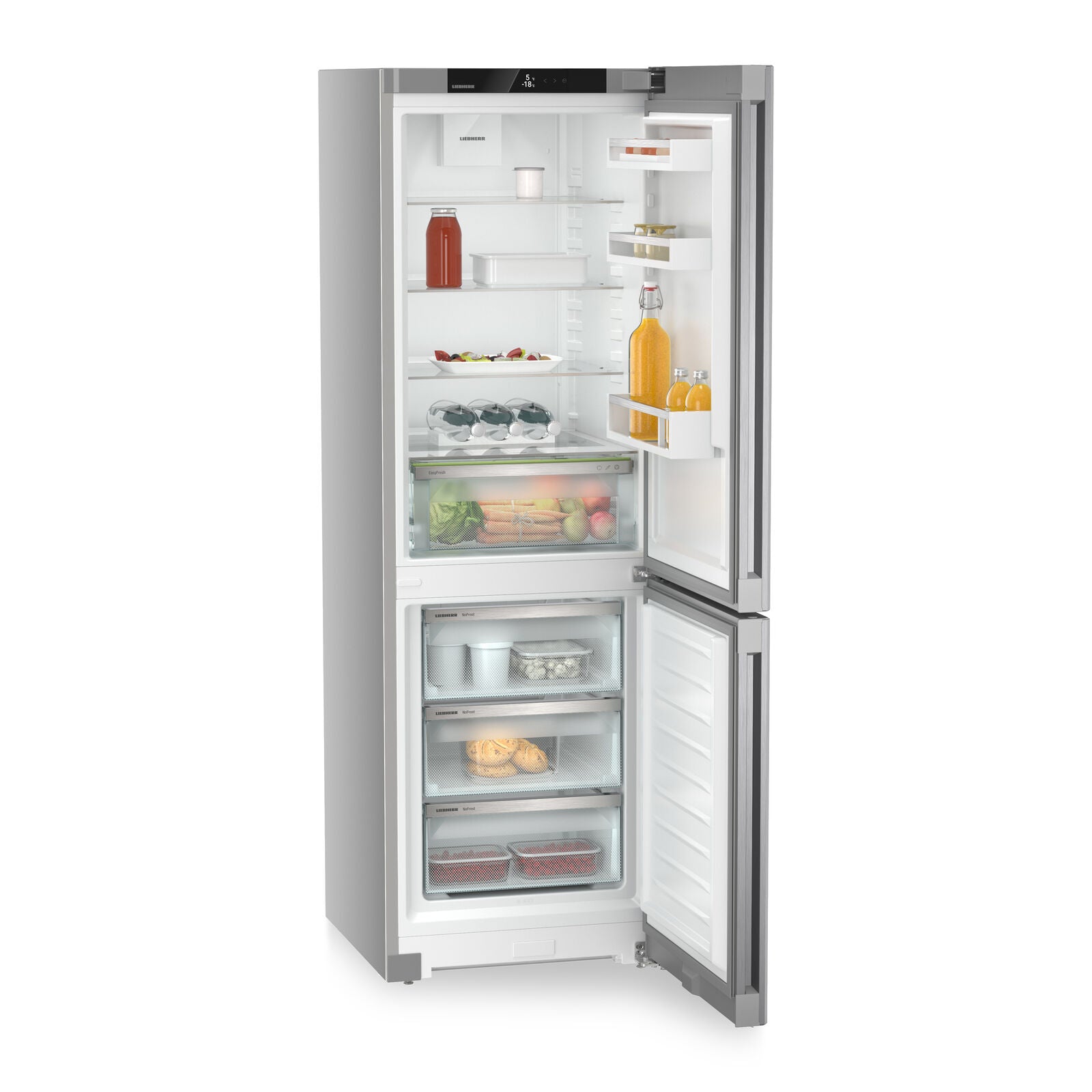 Liebherr Pure CNsfd 5203-22 001 Fridge-freezer Stainless steel look
