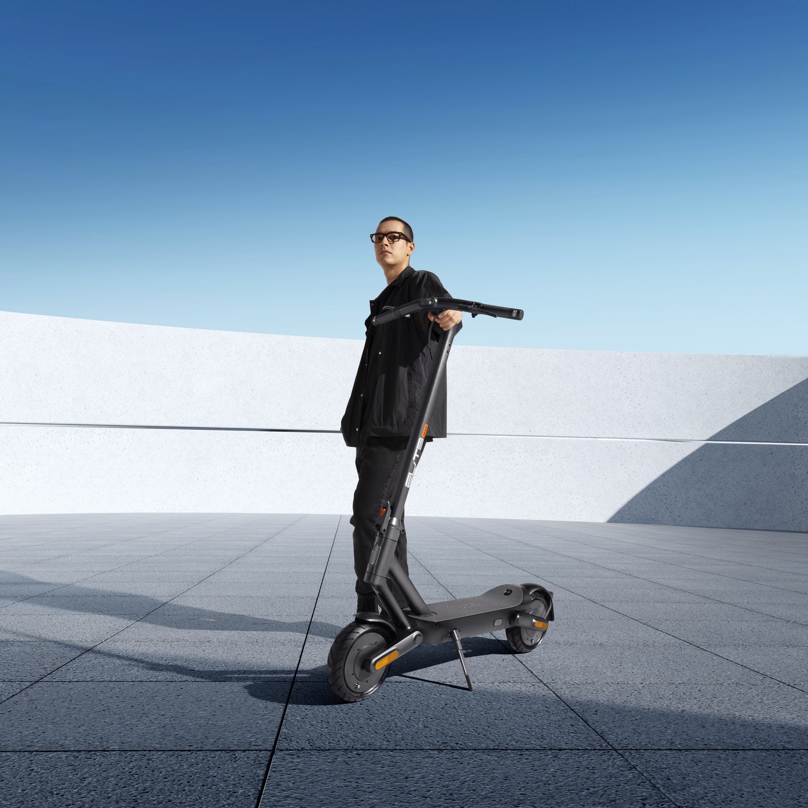 Yadea Elite Max Kickscooter 20 km/t Kickscooter Grey