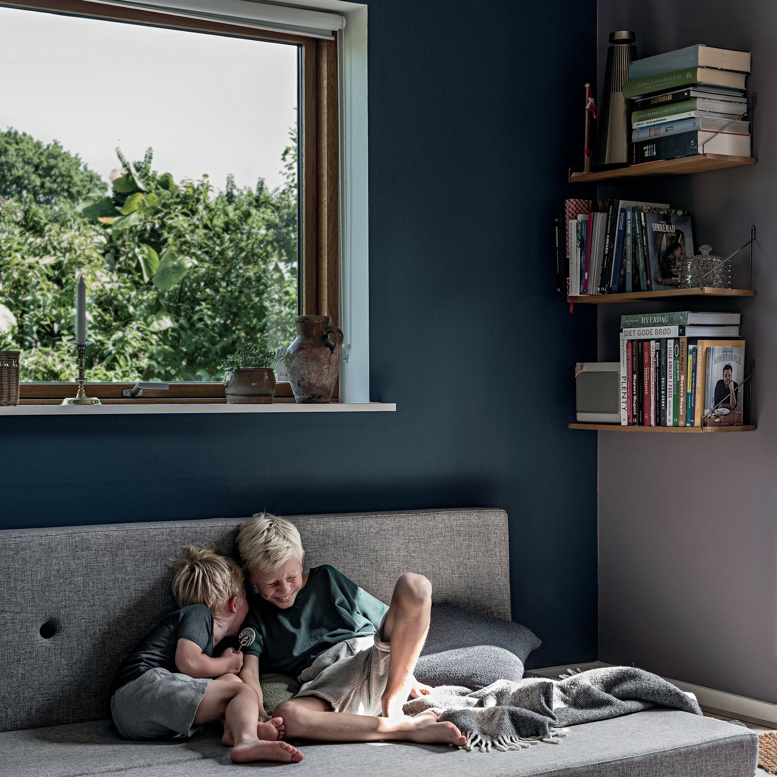 By KlipKlap KK 3 Fold 180 cm Multi Grå med Grå