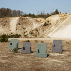 By KlipKlap KK Kids Chair Brown bouclé w. sand