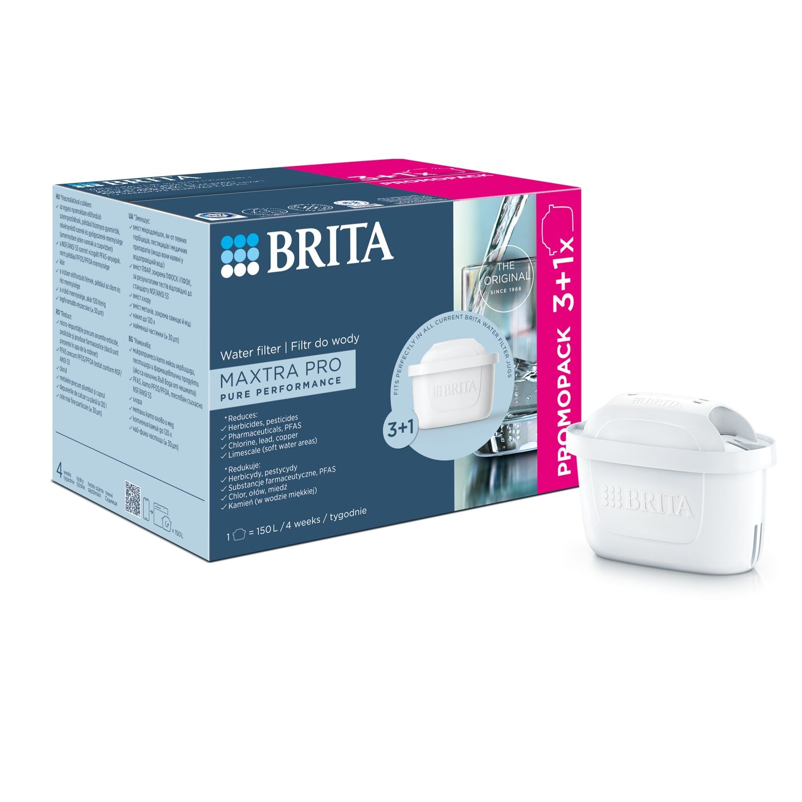 Brita Pack 4 (3+1) All-in-1 Waterfilter