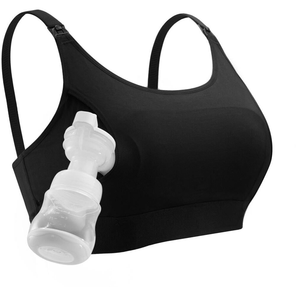 Momcozy YN08 XL Håndfri Pumping-BH Svart