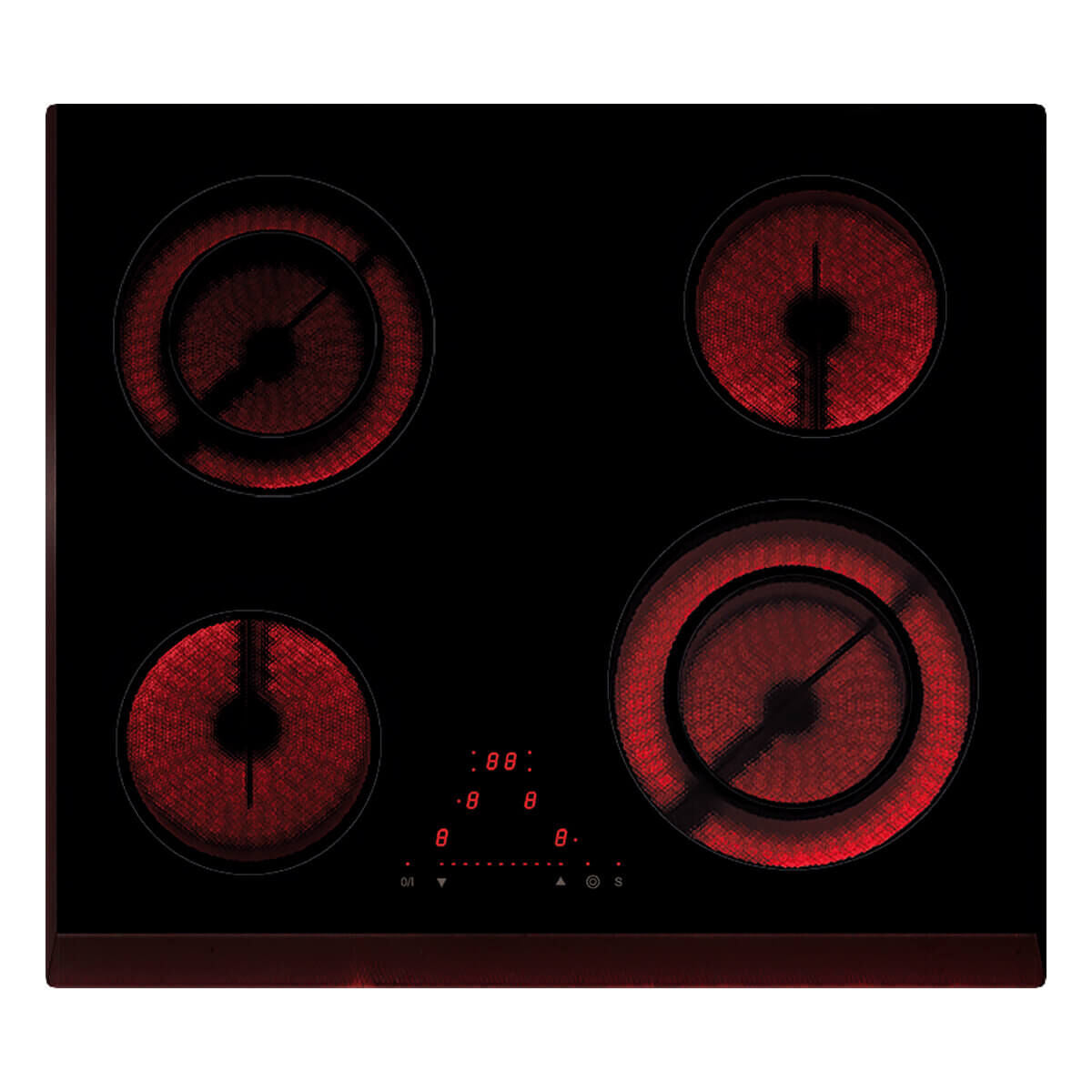 Witt WHF 66-3 Ceramic hob Black