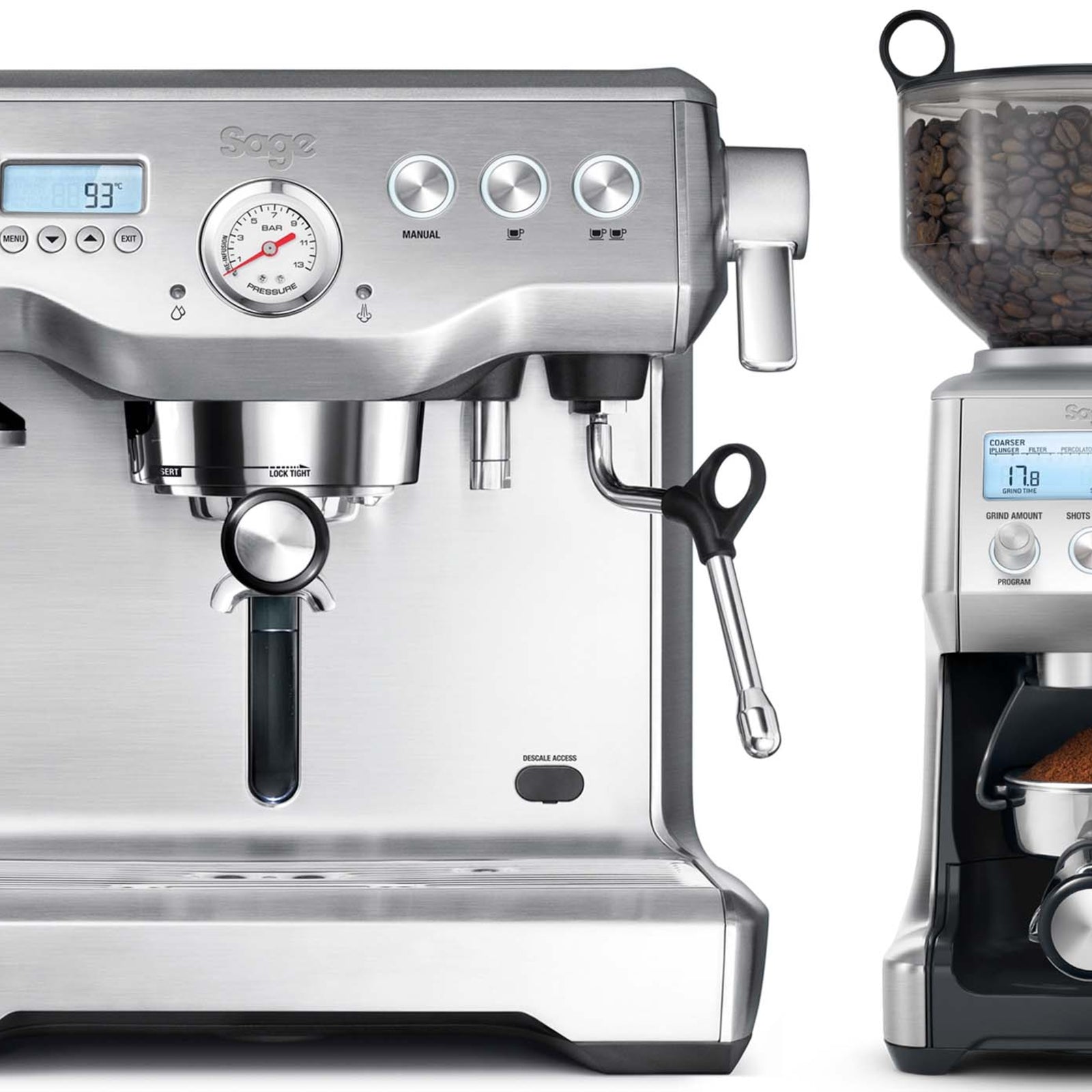 Sage SES 920 BSS Espressomaskine Børstet stål