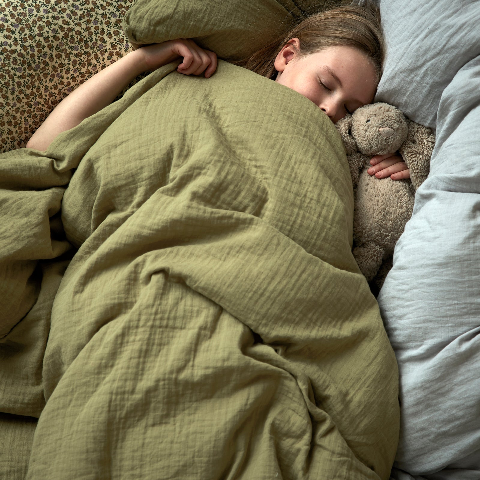 By KlipKlap Bed Linen Baby Dusty Olive