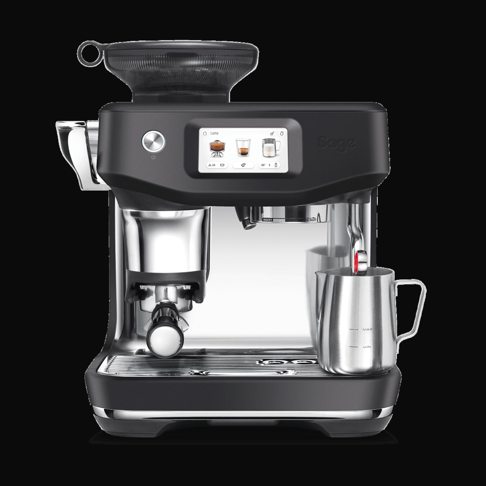 Sage SES 881 BTR Espressomaskine Sort Trøffel